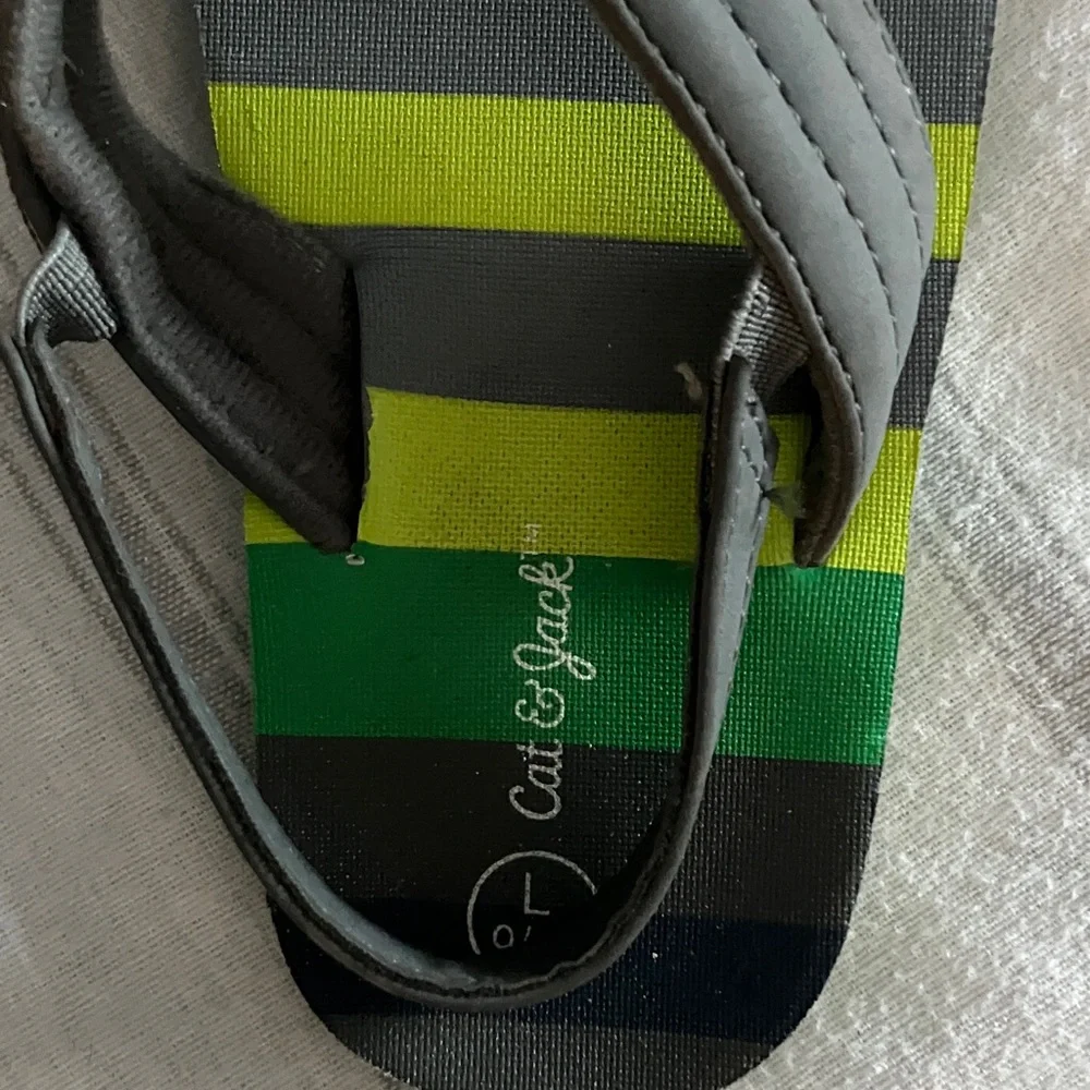 Toddler Sandals w/ Back Strap – Cat & Jack, Gray, Size 9/10